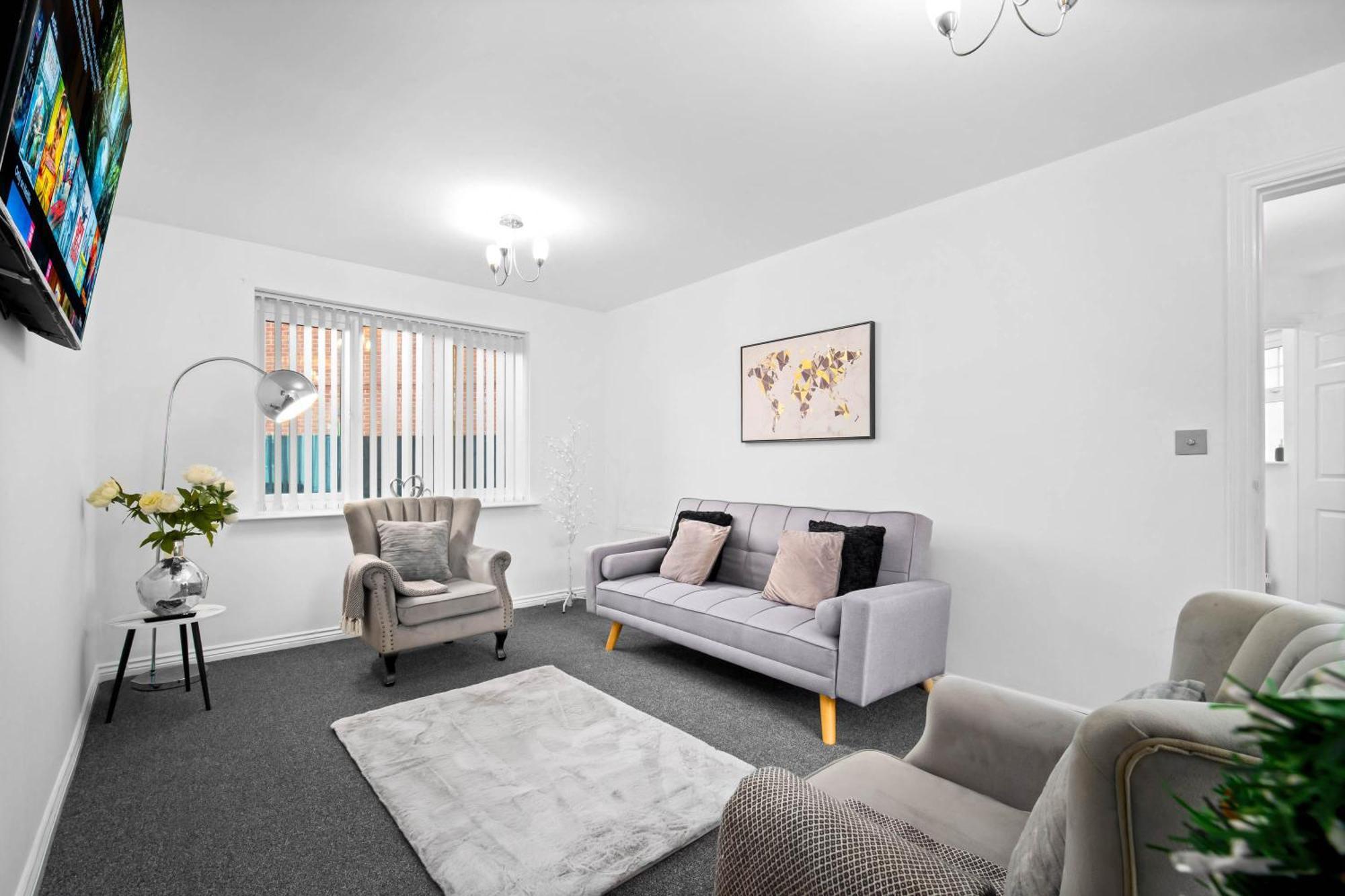 Harmony House 3 Bedroom New Build For Families, Contractors, Black Country Museum Sleeps 6 ทิปตัน ภายนอก รูปภาพ
